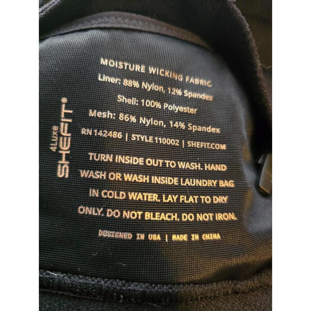 Shefit Black Ultimate Sports Bra Heavy Impact Front Close (4Luxe) - Picture 6 of 6